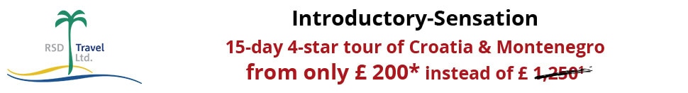 Croatia & Montenegro: 15-day 4-star tour